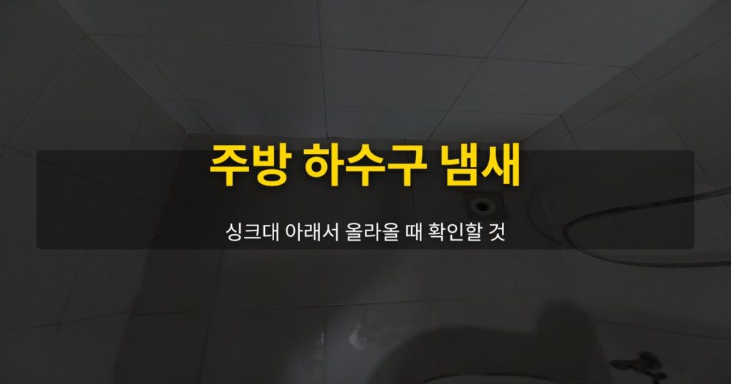 주방 하수구 냄새, 싱크대 아래서 올라올 때 확인할 것 - 여운 special-cleaning-tips