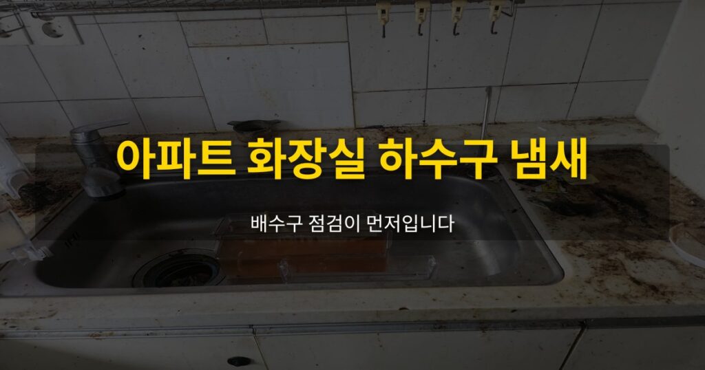 아파트 화장실 하수구 냄새, 배수구 점검이 먼저입니다 - 여운 special-cleaning-tips